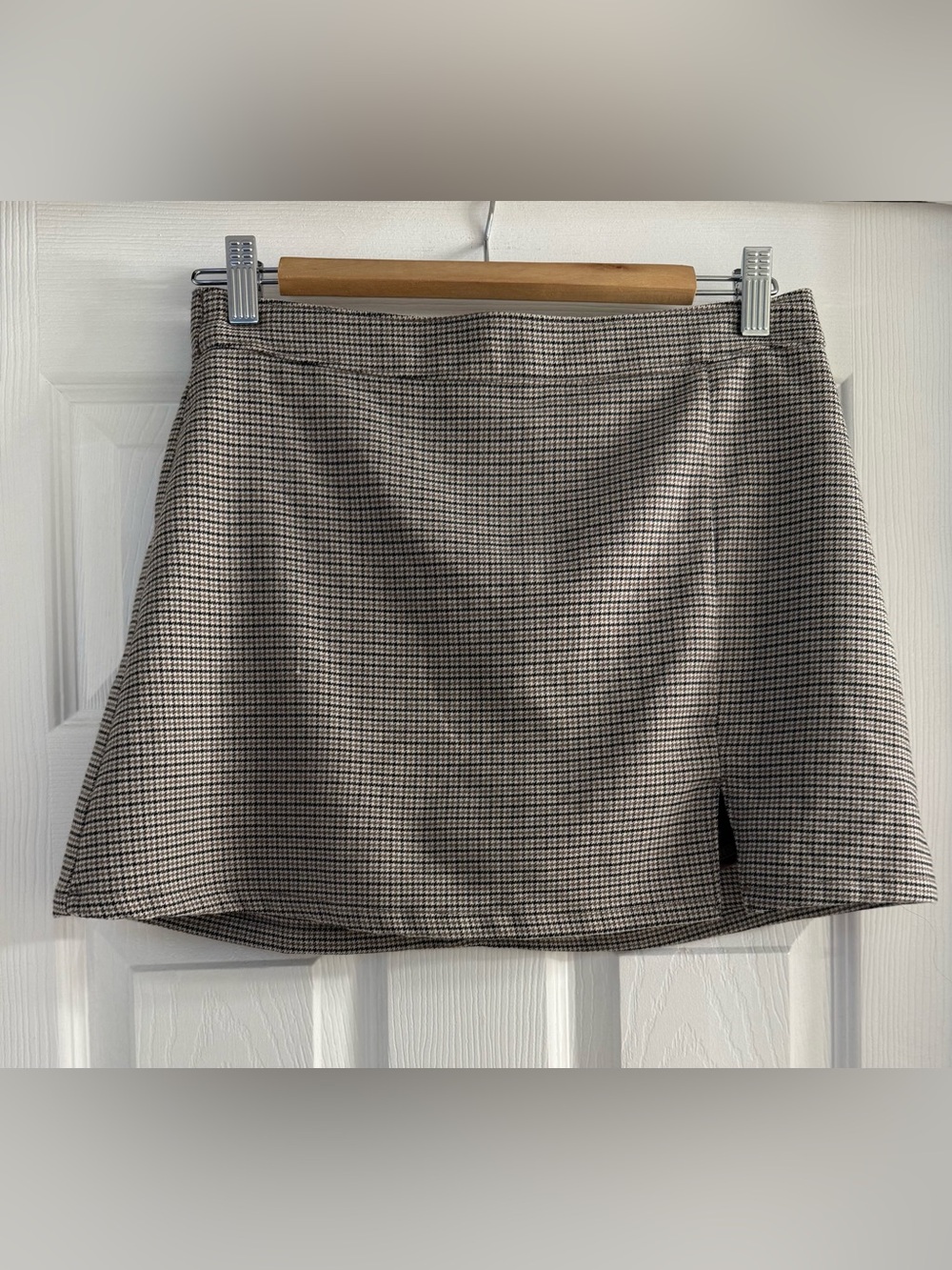 Houndstooth Mini Skirt (w/shorts)